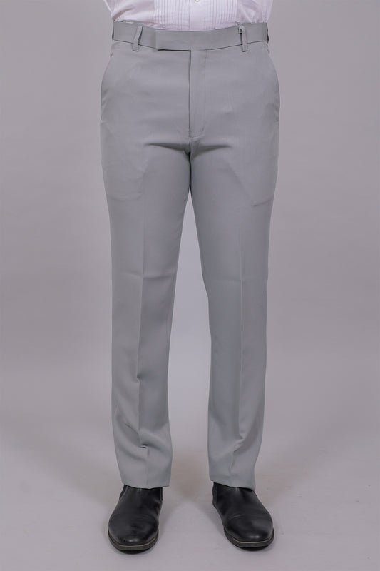 Bluebird Men's Regular Fit Slate Grey Lycra Trouser