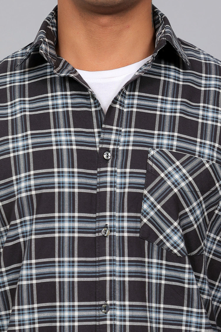 Bluebird Men’s OLIVE Checked Shirt