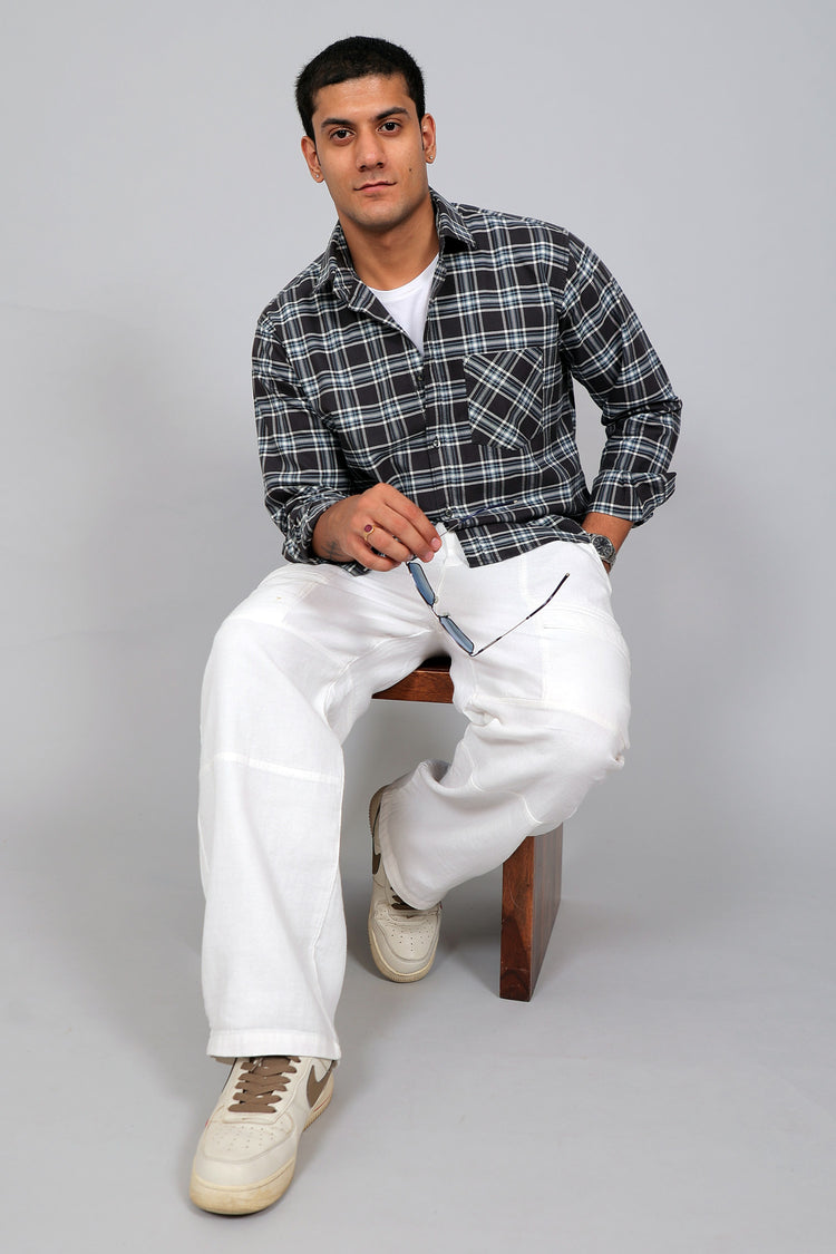 Bluebird Men’s OLIVE Checked Shirt