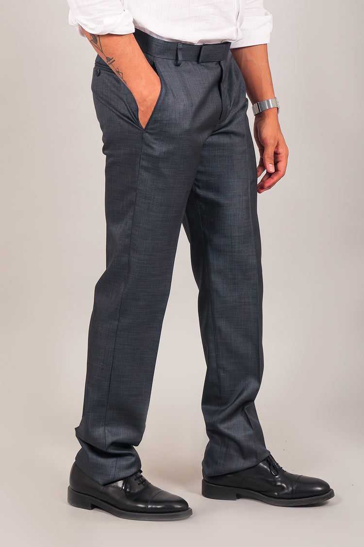 BLUEBIRD MEN'S BLACK FORMAL TROUSER