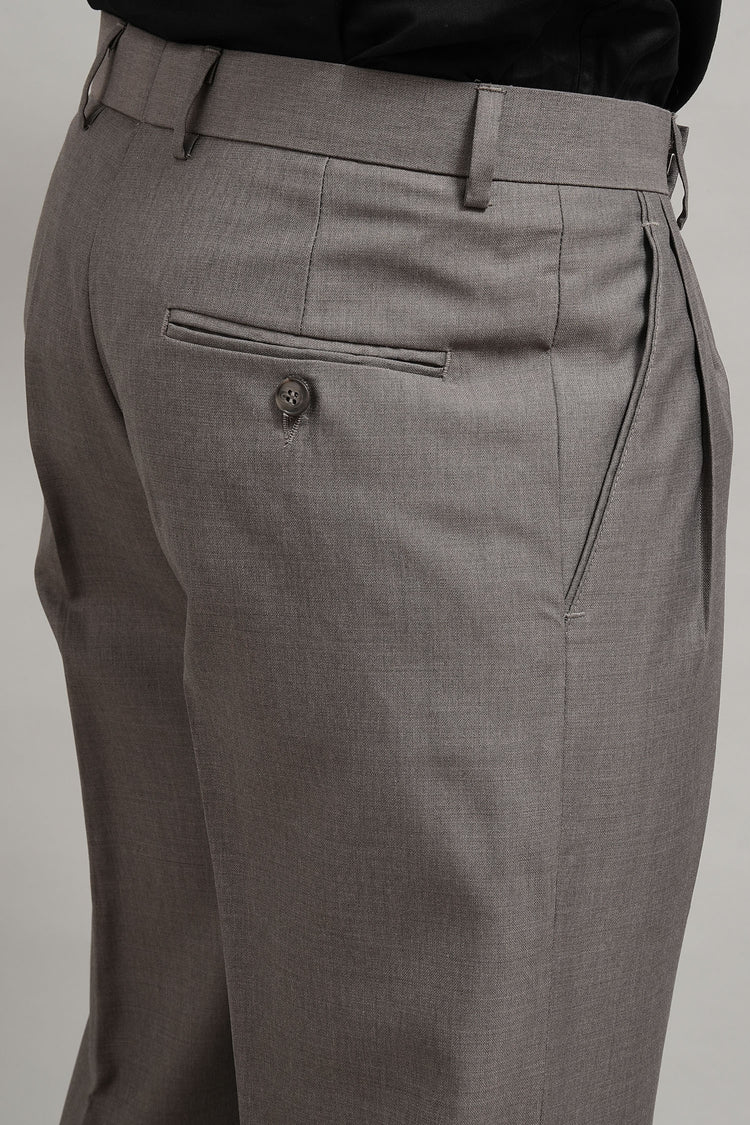 Ashstone Premium Grey Pleated Trouser