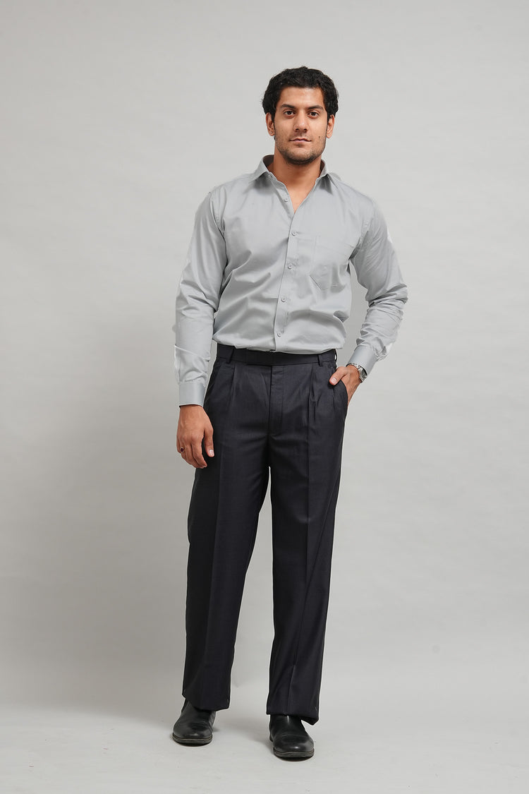 Bluebird Premium Deep Navy Pleated Trouser