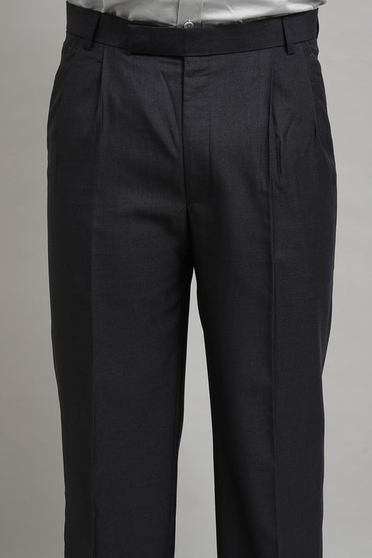 Bluebird Premium Deep Navy Pleated Trouser