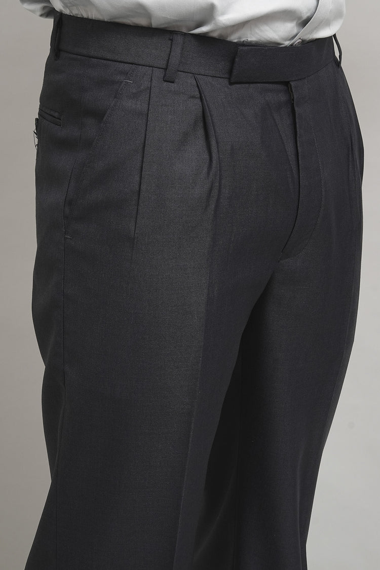 Bluebird Premium Deep Navy Pleated Trouser