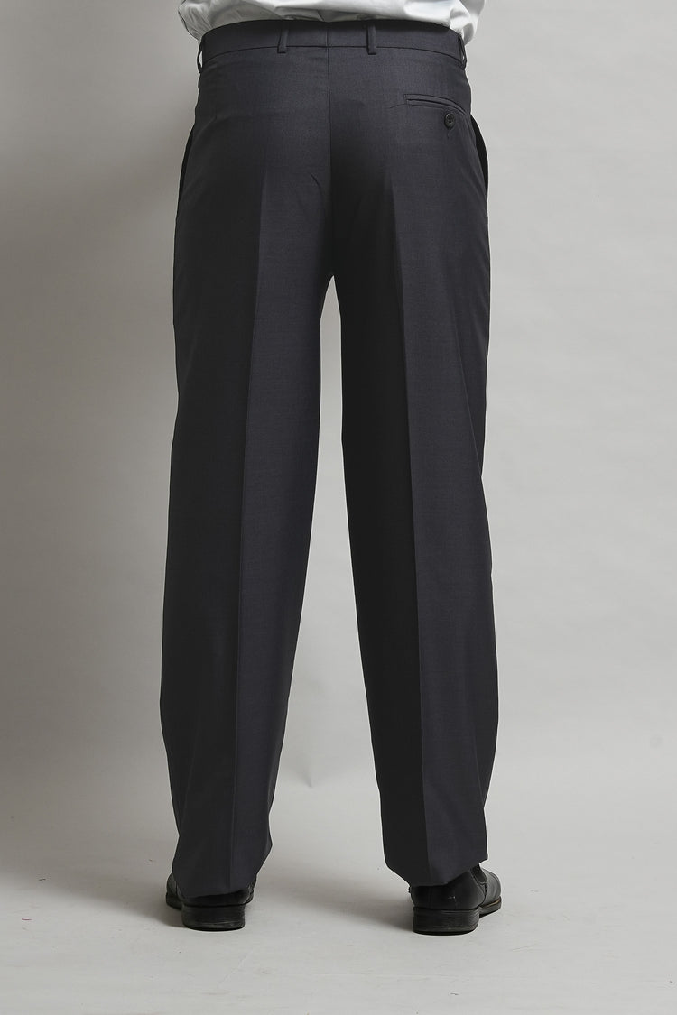 Bluebird Premium Deep Navy Pleated Trouser