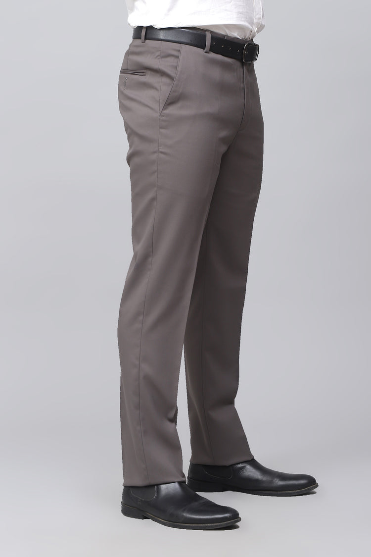 Bluebird Men's Elite Dark Truffle Formal Trousers