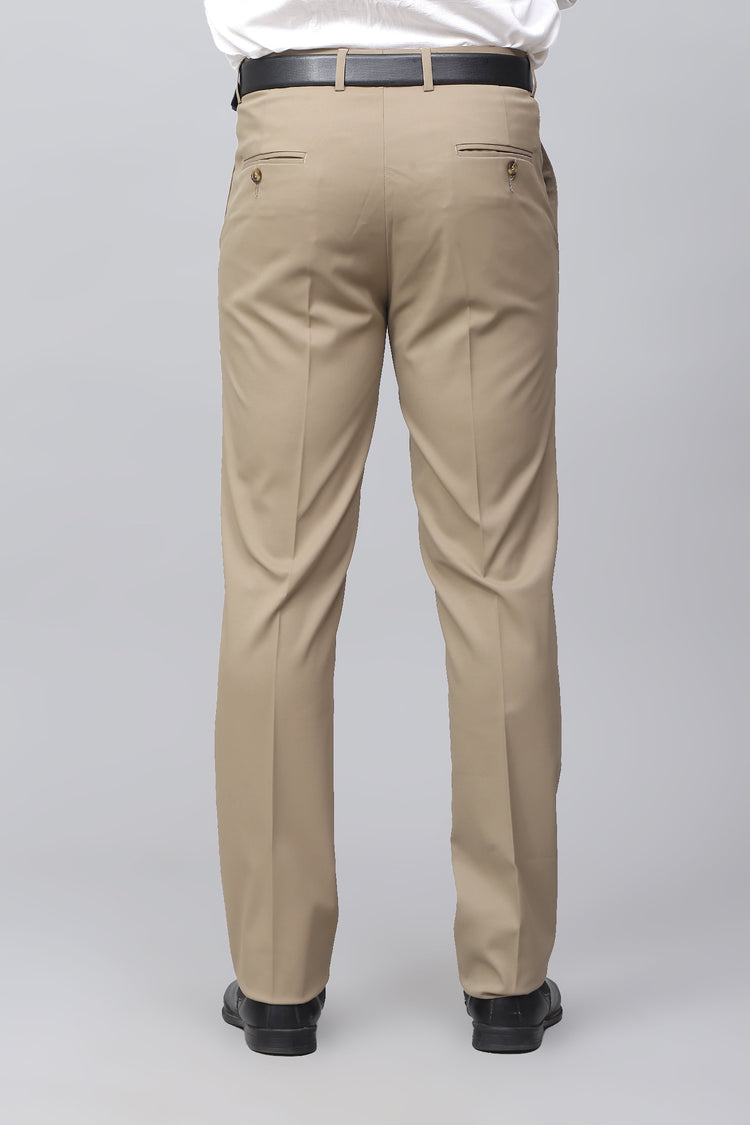Bluebird Men's Refined Light Latte Business Formal Trousers