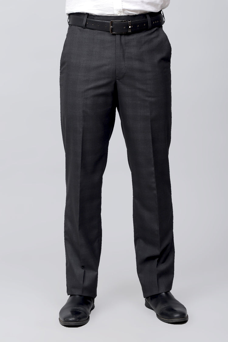 Bluebird Men's Urban Charcoal Grey Stretch Band Trousers