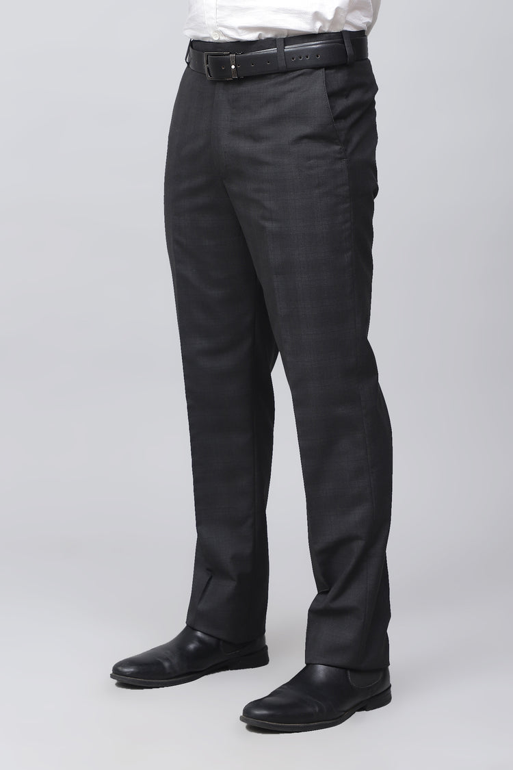 Bluebird Men's Urban Charcoal Grey Stretch Band Trousers