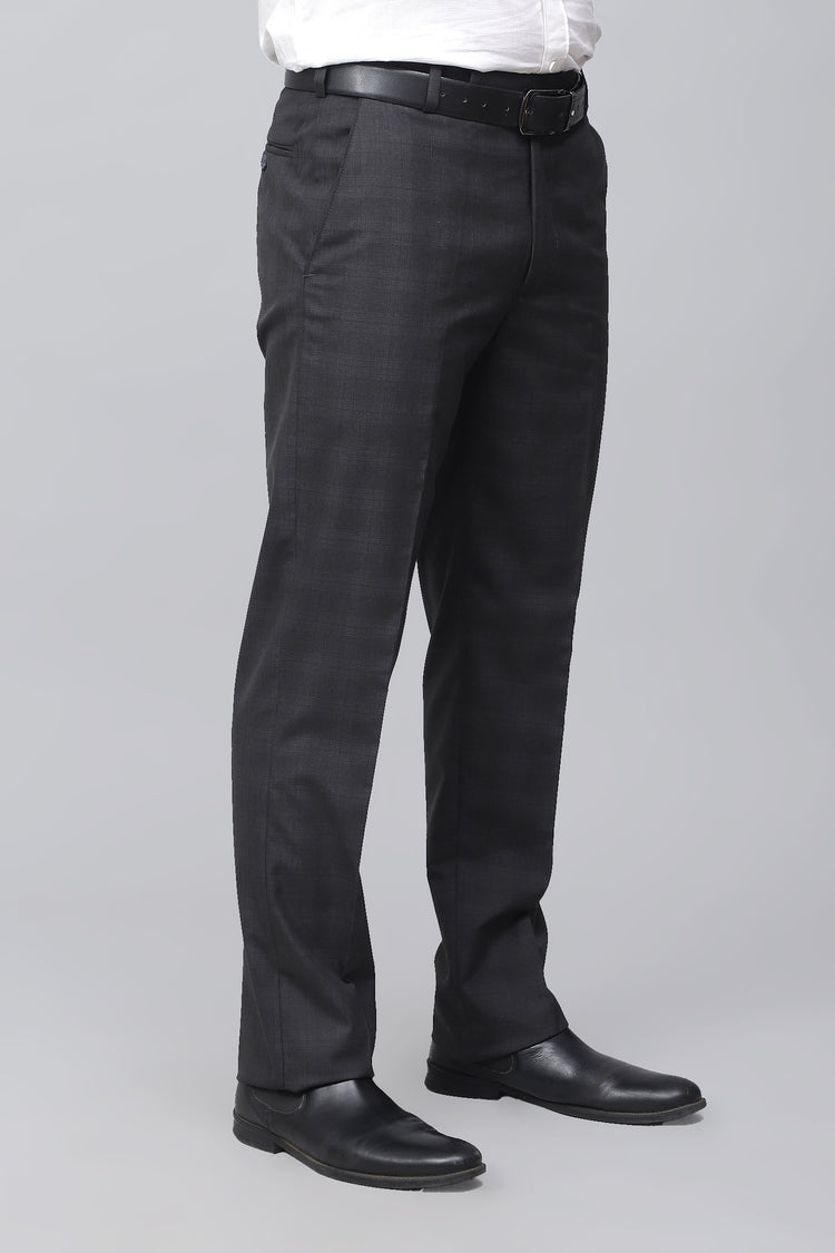 Bluebird Men's Urban Charcoal Grey Stretch Band Trousers