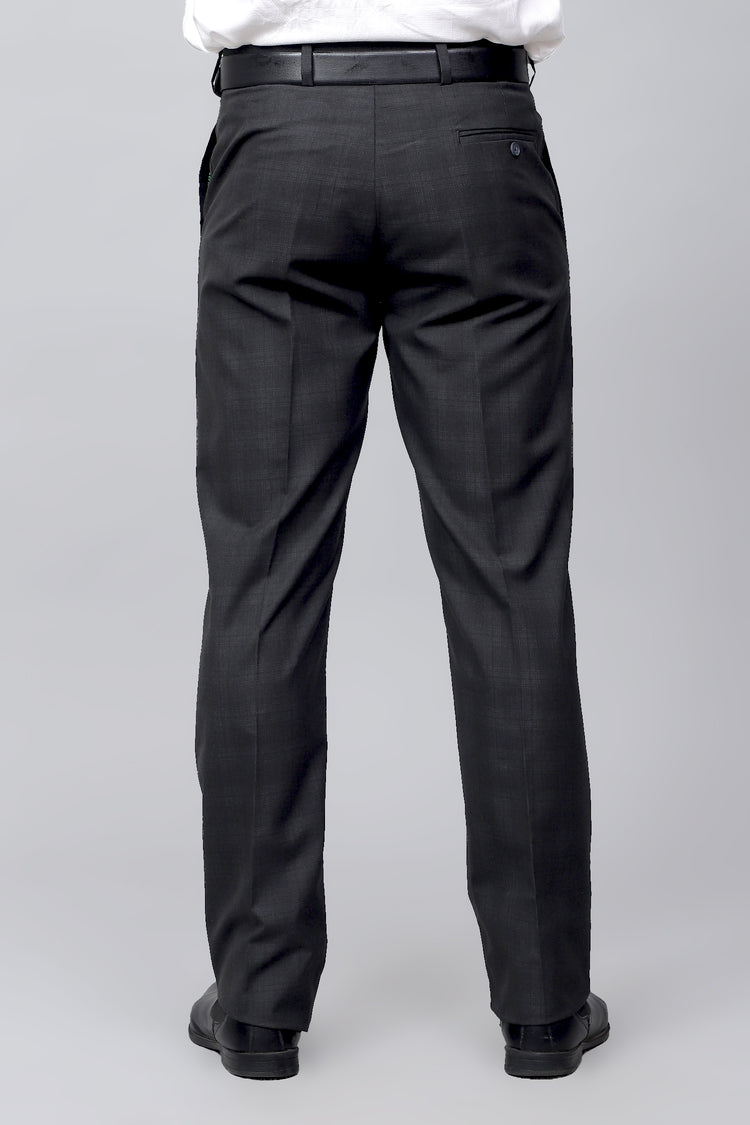 Bluebird Men's Urban Charcoal Grey Stretch Band Trousers