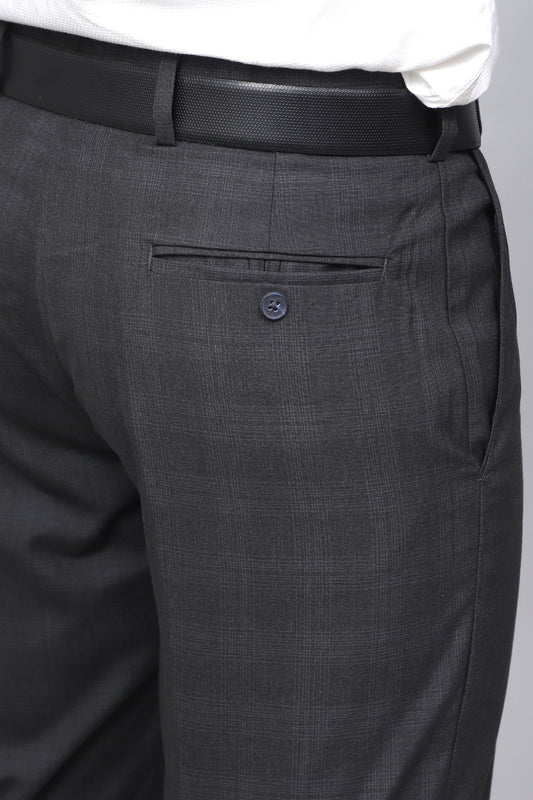 Bluebird Men's Urban Charcoal Grey Stretch Band Trousers