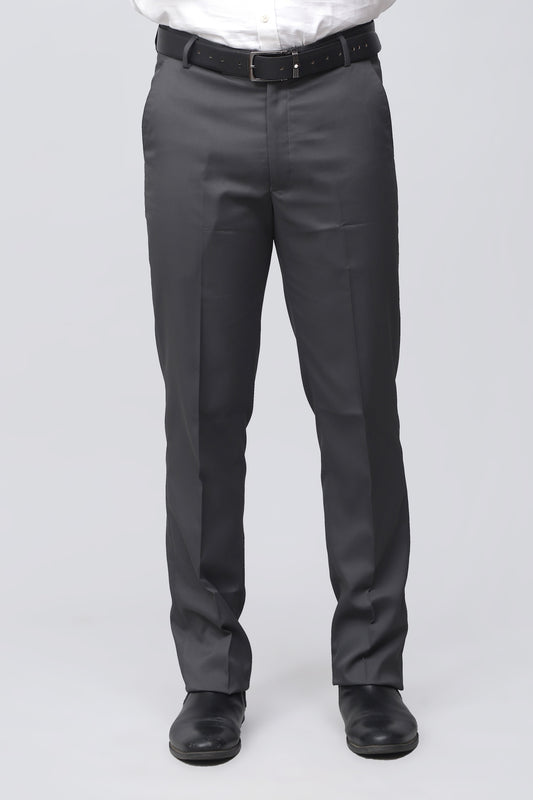 Bluebird Men's Sophisticated Anchor Grey Formal Trousers