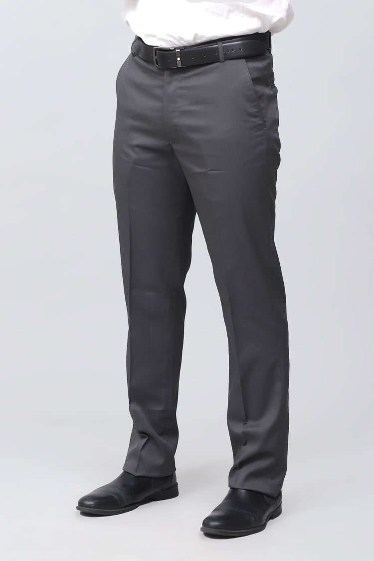 Bluebird Men's Sophisticated Anchor Grey Formal Trousers