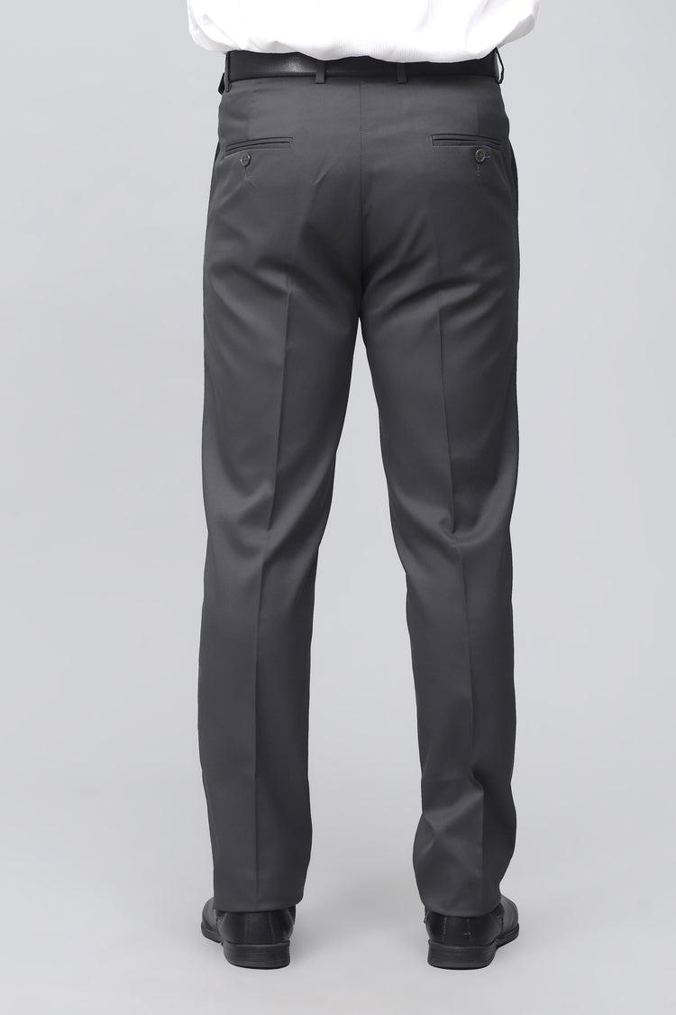Bluebird Men's Sophisticated Anchor Grey Formal Trousers