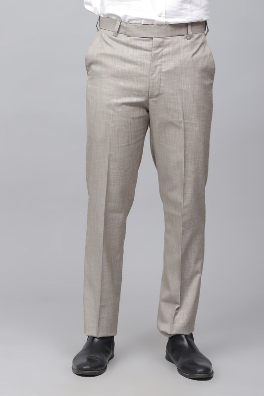 Bluebird Men's Dynamic Thunder Grey Stretch Band Trousers