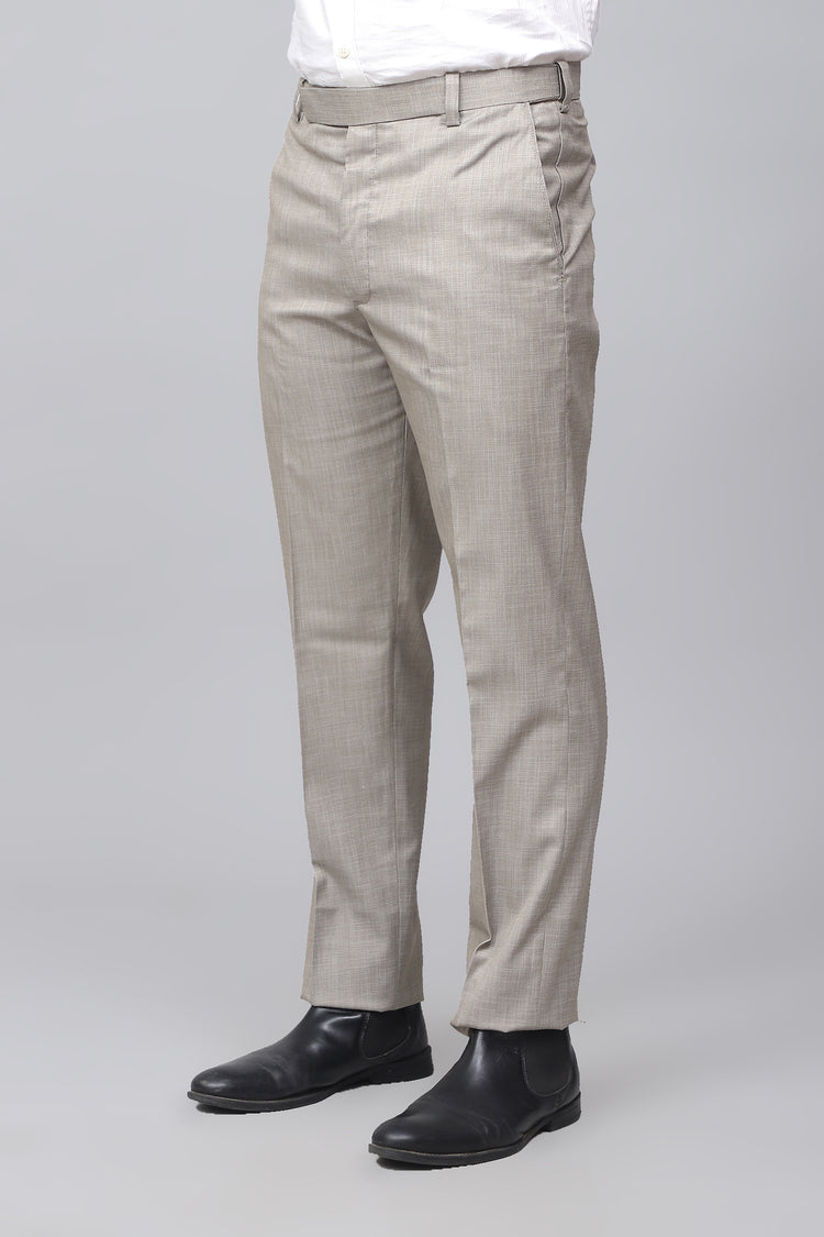 Bluebird Men's Dynamic Thunder Grey Stretch Band Trousers