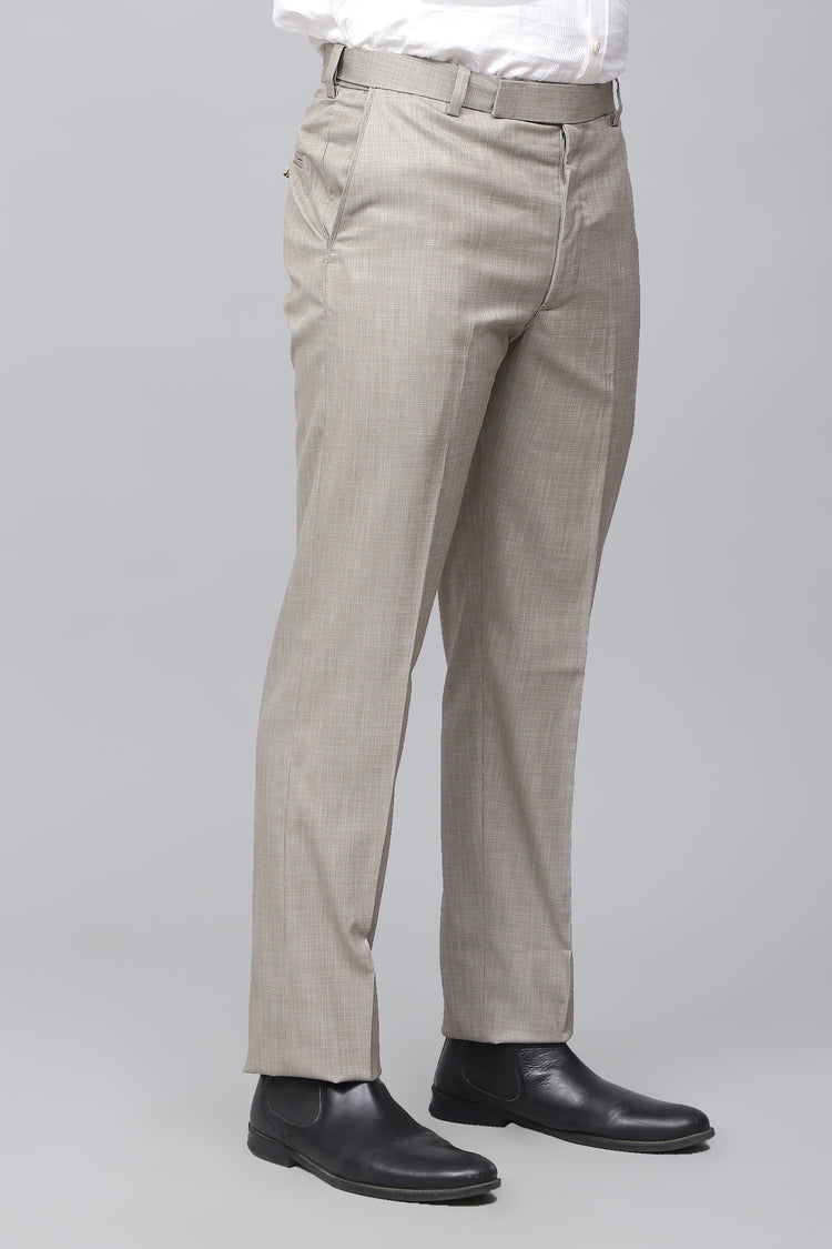 Bluebird Men's Dynamic Thunder Grey Stretch Band Trousers