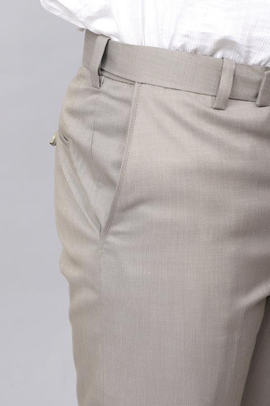 Bluebird Men's Dynamic Thunder Grey Stretch Band Trousers