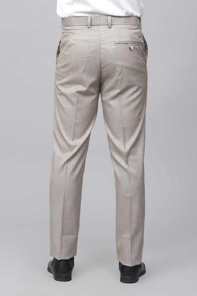 Bluebird Men's Dynamic Thunder Grey Stretch Band Trousers
