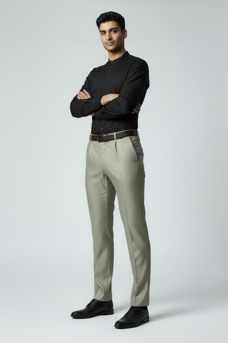 Bluebird Men's Ash Grey Trouser