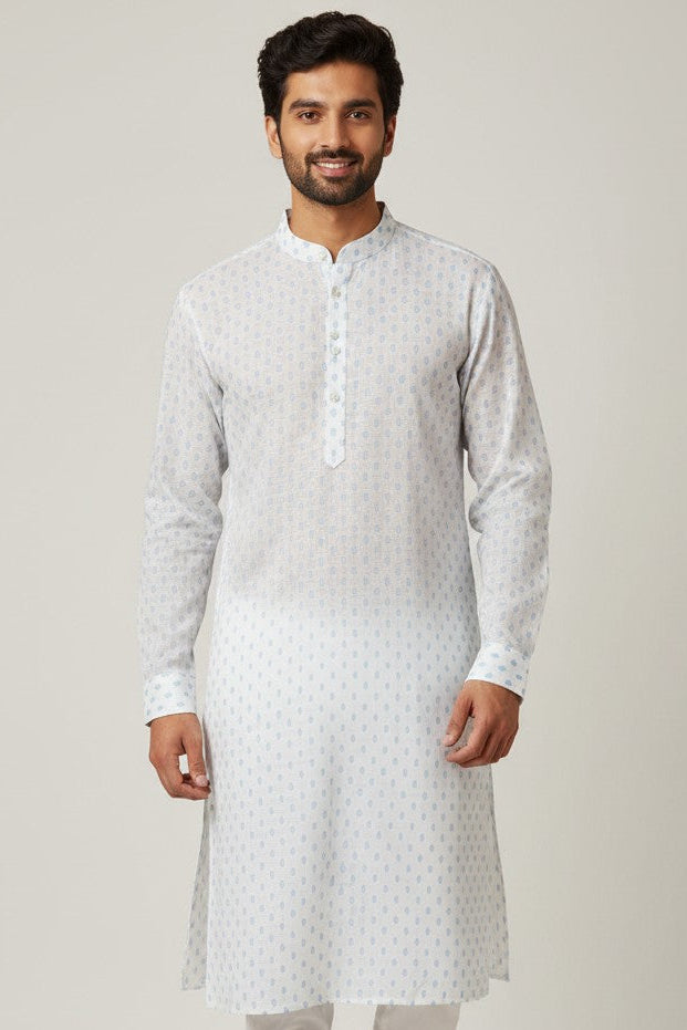 Cotton Men's Kurta Pajama Set