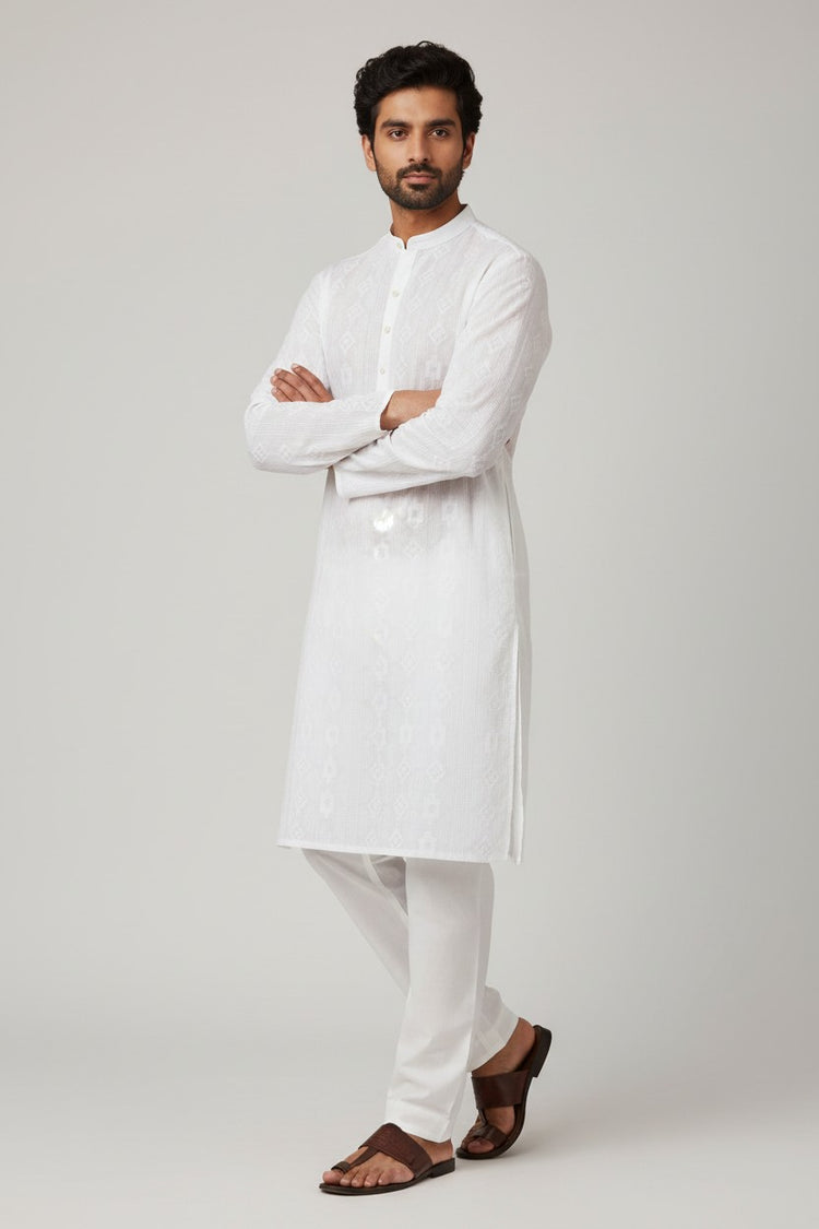 Cotton Men's Kurta Pajama Set