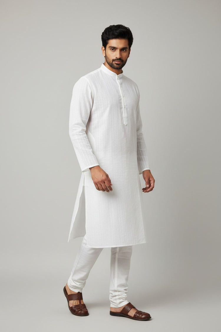 Cotton Men's Kurta Pajama Set