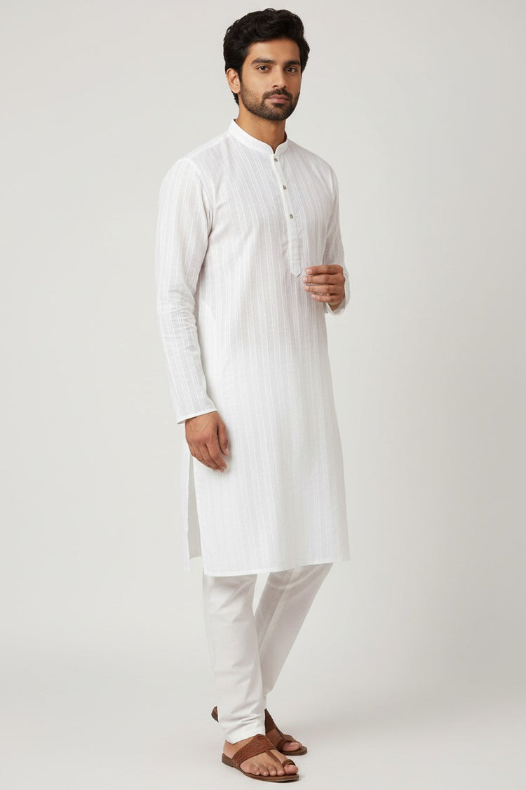 Cotton Men's Kurta Pajama Set