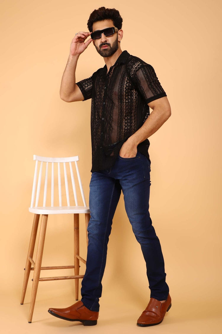 Bluebird Men's Navy Denim - Veshbhoshaa