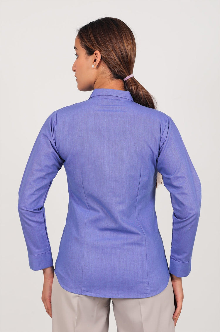 bluebird Women's Purple Shirt - Veshbhoshaa