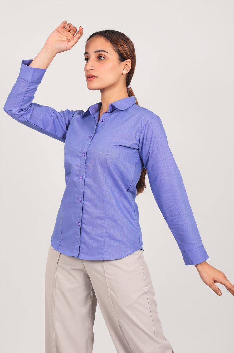bluebird Women's Purple Shirt - Veshbhoshaa