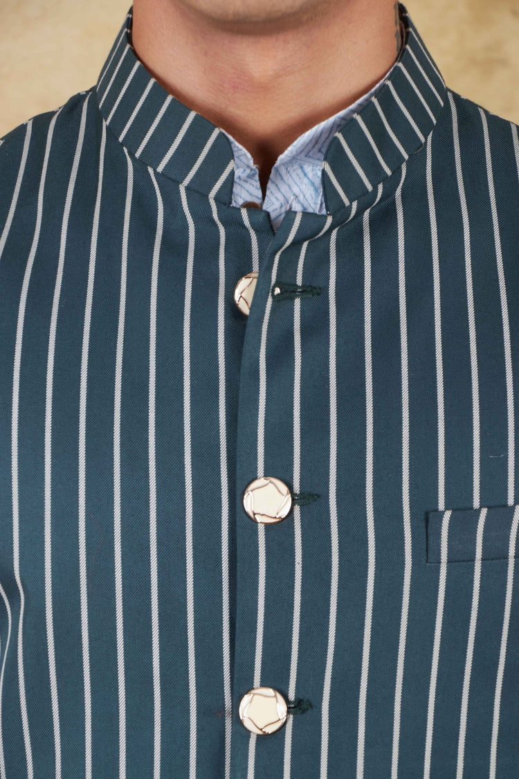 Bluesaanchi Casual Grey Waistcoat set - Veshbhoshaa