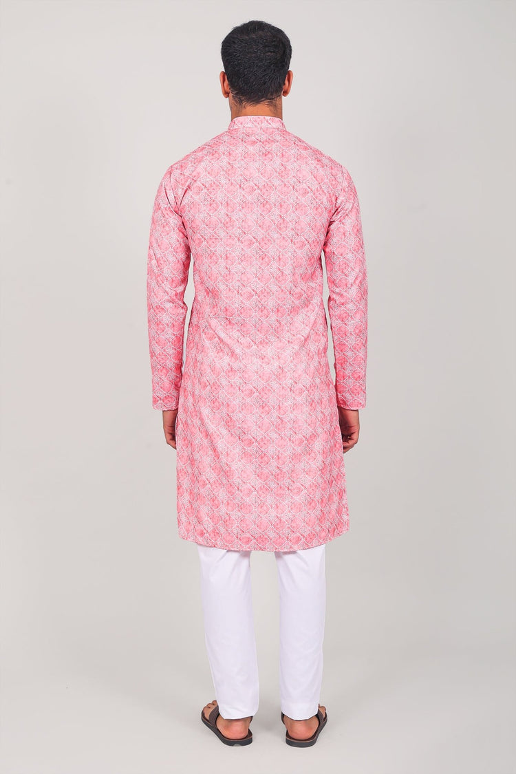 Bluesaanchi Elegantly Casual Pink Kurta set - Veshbhoshaa