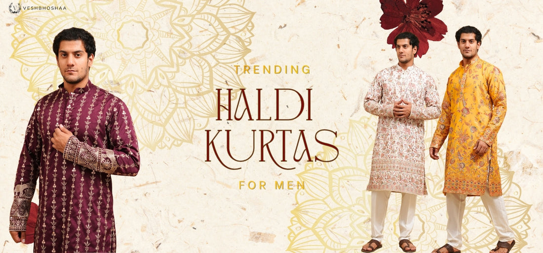 Trendy Haldi Kurta Sets for Men This Wedding Season