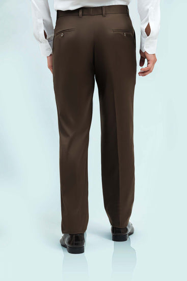 BLUEBIRD MEN'S DARK COFFEE FORMAL TROUSERS