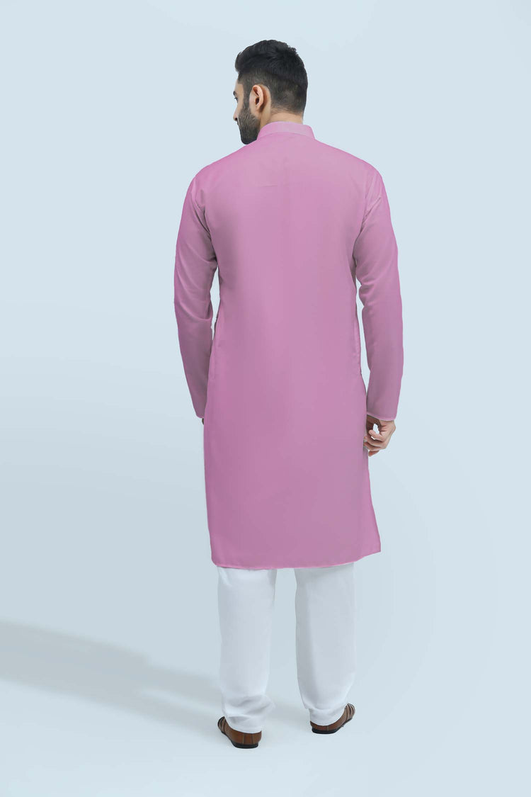 Casual Men's Light velvet collor kurta pajama set