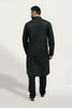 Casual Men's Black collor kurta pajama set