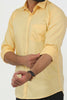 BLUEBIRD MEN'S YELLOW FORMAL SHIRT