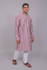 Bluesaanchi Handcrafted Cotton Kurta Pajama Set for Men – Purple