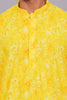 Bluesaanchi Men's Chikankari Threadwork & Sequin Kurta Set –Yellow
