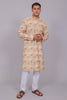 Bluesaanchi Men's Chikankari Threadwork & Sequin Kurta Set –Dusty Rose