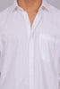 Bluebird Men’s White Herringbone Texture Shirt