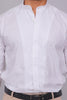 Bluebird Men’s White Shirt – Facing Design