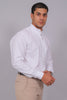 Bluebird Men’s White Shirt – Facing Design