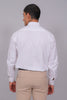 Bluebird Men’s White Shirt – Facing Design