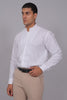 Bluebird Men’s White Shirt – Facing Design
