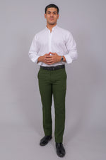Bluebird Men’s White Shirt – Half Placket