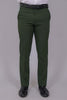 Bluebird Men's Regular Fit Sacramento Green Lycra Trouser