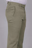 Bluebird Men's Regular Fit Nickel Grey Lycra Trouser